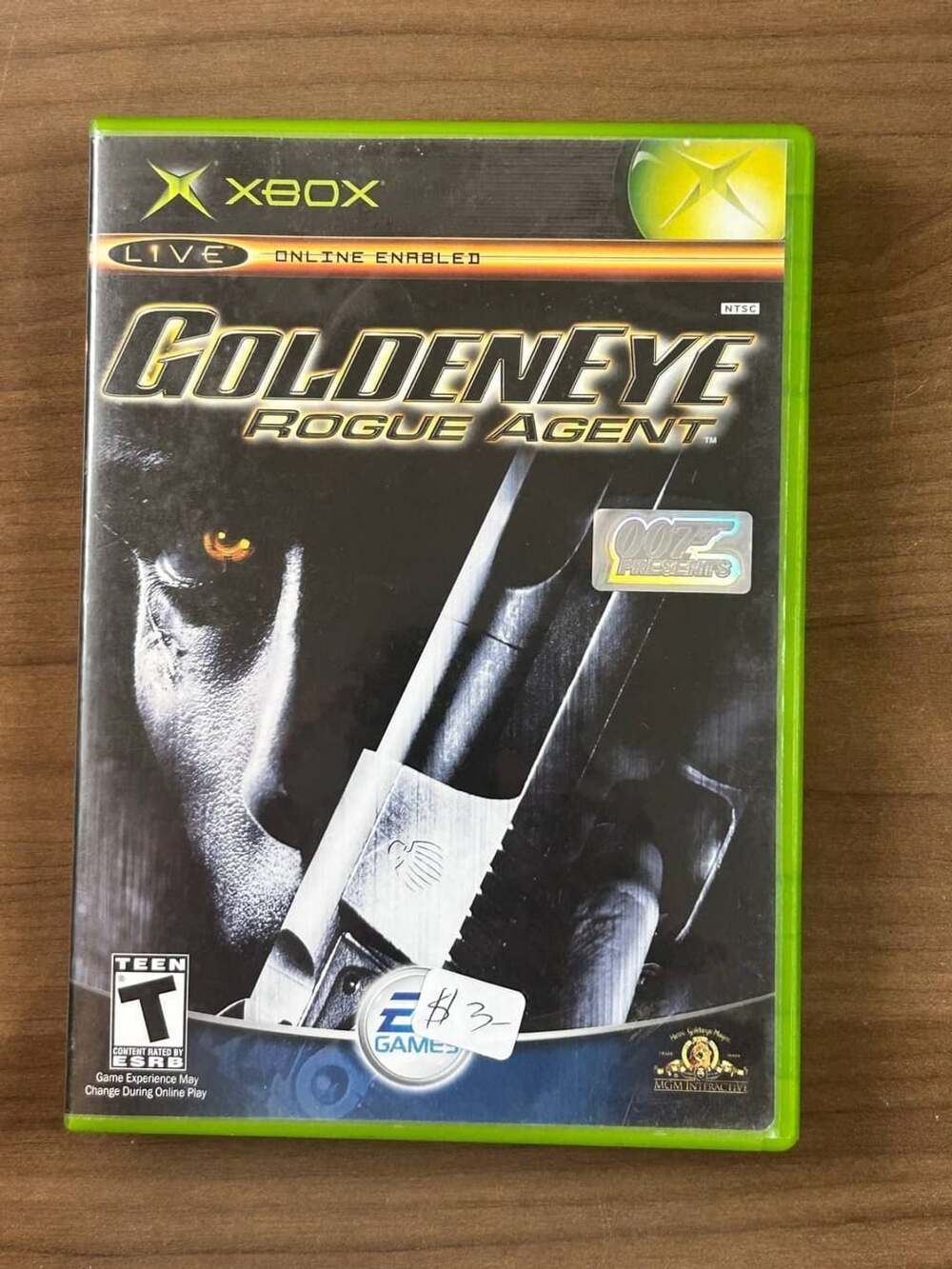 GoldenEye Rogue Agent Original Xbox 2004 Disc Case Inserts